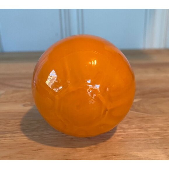 Hand Blown Glass Vegetables Set of 4 - Orange Pumpkin Red Chili Green Bell Peppe - Picture 5 of 16